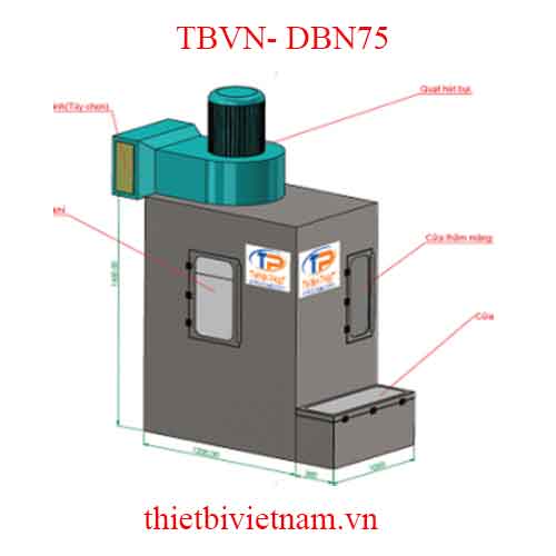 Hệ Thống Xử Lý Mùi, Bụi Sơn Bằng Màng Nước 7.5HP TBVN-DBN75