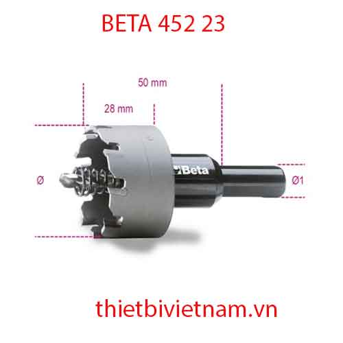 HOLE CUTTERS HARD METAL INSETS BETA MODEL 452 23