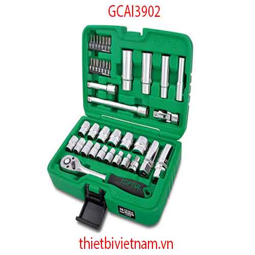 HỘP DỤNG CỤ XÁCH TAY 3/8 INCH 12PT 39 CHI TIẾT GCAI3902