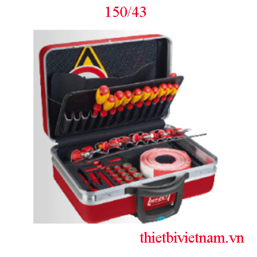 Hộp dụng cụ xách tay 43 chi tiết cho xe điện và xe hybrid Hazet 150/43