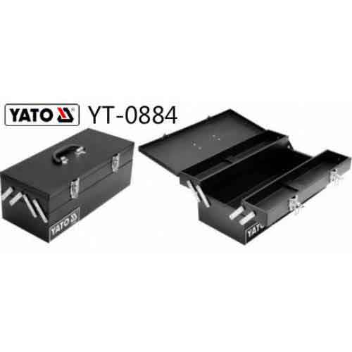 Hộp đựng đồ nghề di động bằng sắt sơn tĩnh điện Yato 3 ngăn YATO YT-0884