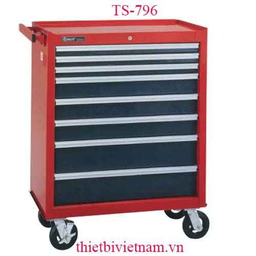 HỘP ĐỰNG DỤNG CỤ KHÔNG CHỨA ĐỘ 8 NGĂN KÉO CÓ BÁNH XE TS-796