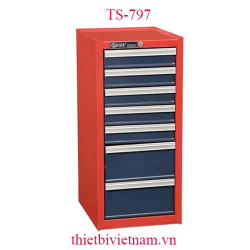 HỘP ĐỰNG DỤNG CỤ KHÔNG CHỨA ĐỒ CÓ 7 NGĂN KHÔNG BÁNH XE TS-797