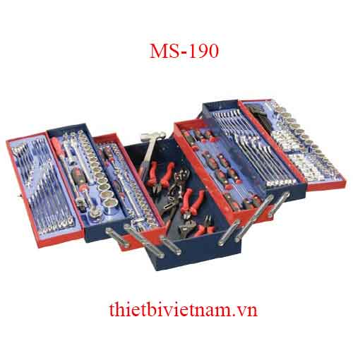 HỘP ĐỰNG DỤNG CỤ SỬA CHỮA ĐA NĂNG 190 CHI TIẾT HÃNG GENIUS MODEL MS-190TS 