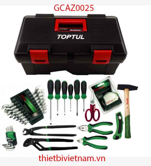 HỘP ĐỰNG DỤNG CỤ XÁCH TAY 3 NGĂN BAO GỒM 31 CHI TIẾT GCAZ0025