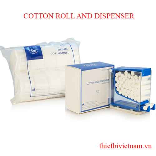 HỘP ĐỰNG GÒN VIÊN ORO - COTTON ROLL AND DISPENSER