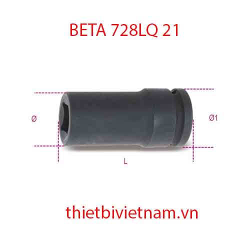 IMPACT SOCKETS, LONG SERIES BETA MODEL 728LQ 21