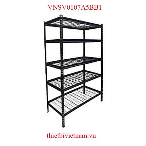 Kệ 5 tầng tấm lưới ngang 107cm CSPS VNSV0107A5BB1