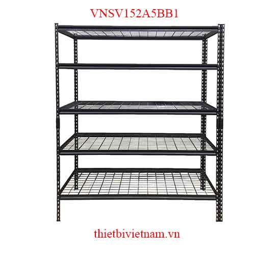 Kệ 5 tầng tấm lưới ngang 152cm CSPS VNSV152A5BB1