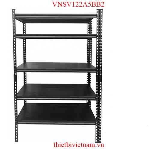 Kệ 5 tầng tấm thép ngang 122cm CSPS VNSV122A5BB2