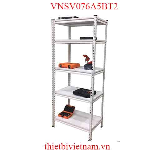 Kệ đa năng 5 tầng màu trắng CSPS 76cm Ngang x 35cm Rộng x 183cm Cao VNSV076A5BT2