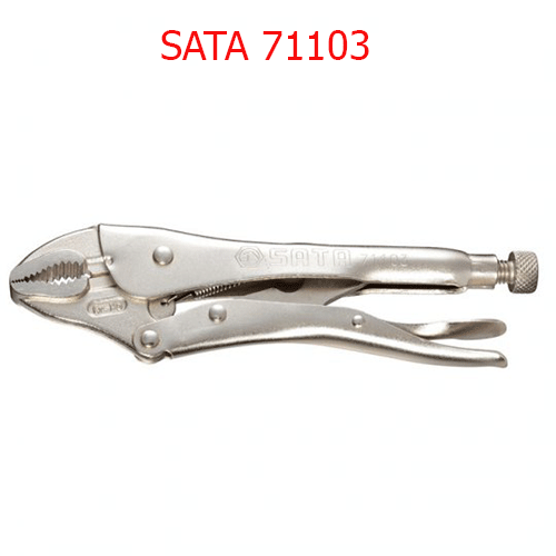 Kềm bấm chết  mũi cong 10 inch SATA 71103