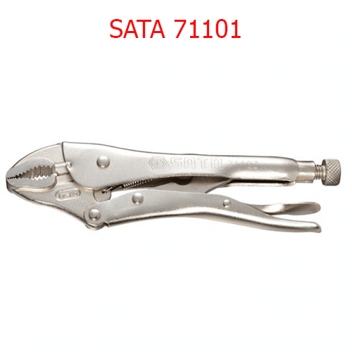 Kềm bấm chết  mũi cong 5 inch SATA 71101