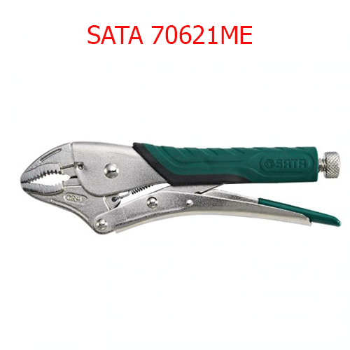 Kềm bấm chết mũi cong 7 inch SATA 70621ME