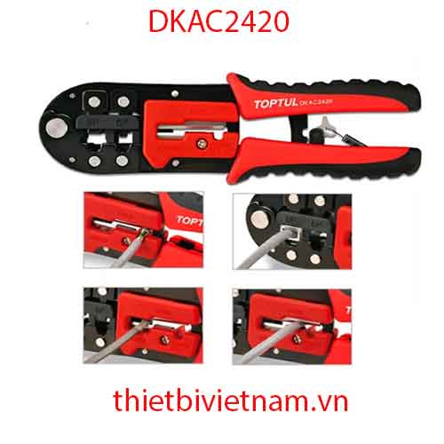 Kềm Bấm Đầu Dây Cos TOPTUL DKAC2420