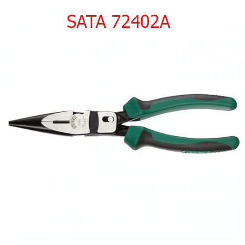 Kềm mũi nhọn có trợ lực 8 inch SATA 72402A