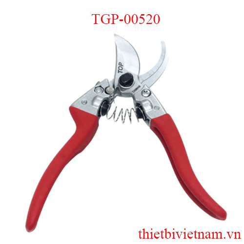Kéo cắt cành cán đỏ ( lưỡi tự mài ) 8 inch  TOP TGP-00520