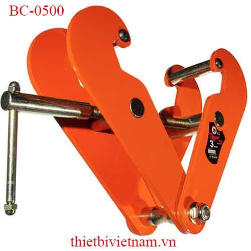 Kẹp dầm 5 tấn, móc trực tiếp vào thiết bị hãng Tiger Đài Loan BC-0500