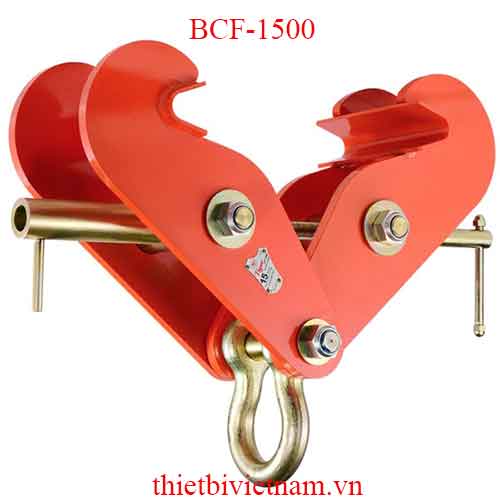 Kẹp dầm có móc cẩu tải trọng 15 tấn hãng Tiger Đài Loan BCF-1500