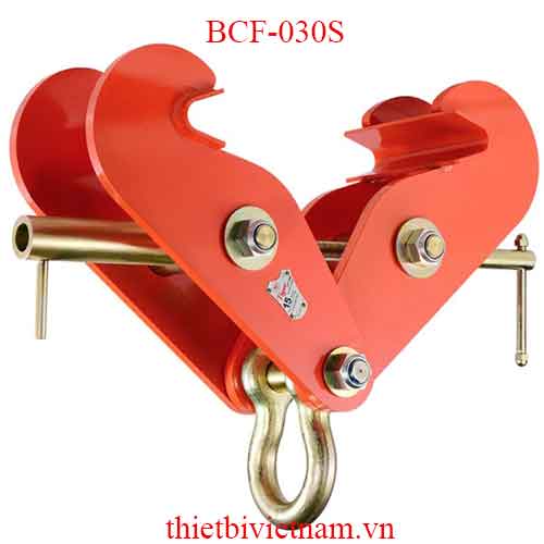 Kẹp dầm có móc cẩu tải trọng 3 tấn hãng Tiger Đài Loan BCF-030S