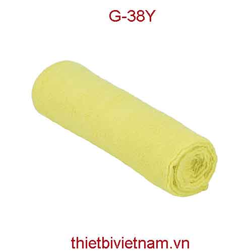 Khăn lau nội thất Microfiber màu vàng 40x40cm hãng 3D G-38Y
