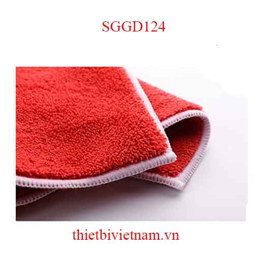 Khăn lau xe 600GSM(màu đỏ) hãng SGCB SGGD124