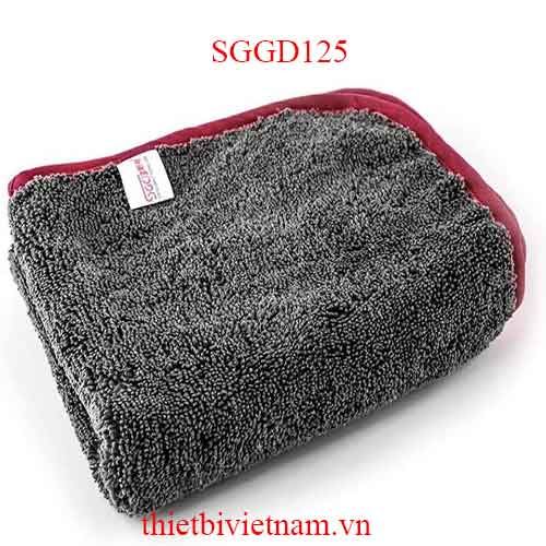 Khăn lau xe 600GSM(màu ghi) hãng SGCB SGGD125