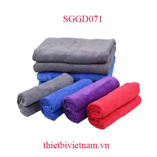 Khăn lau xe Microfiber 400g (màu xanh) hãng SGCB SGGD071