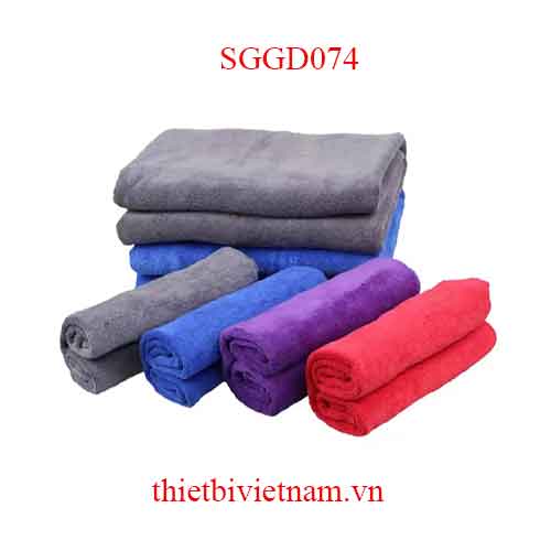 Khăn lau xe Microfiber 400g(màu ghi) hãng SGCB SGGD074