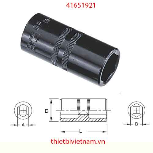 KHẨU 1/2 INCH ĐẢO ĐẦU HÃNG GENIUS MODEL 41651921 