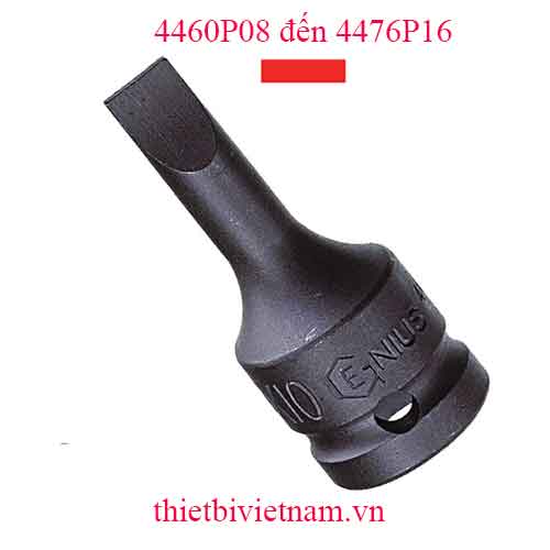KHẨU 1/2 INCH ĐẦU VÍT 2 CẠNH HÃNG GENIUS MODEL 4460P08 đến 4476P16