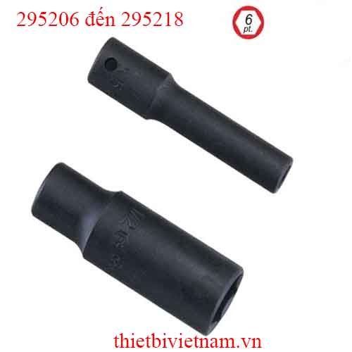 KHẨU 1/4 INCH LOẠI DÀI DÙNG CHO SÚNG HỆ INCH GENIUS MODEL 295206 đến 295218