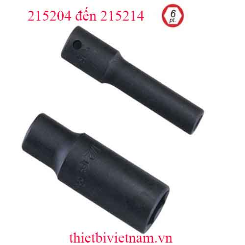 KHẨU 1/4 INCH LOẠI DÀI DÙNG CHO SÚNG HỆ MÉT GENIUS MODEL 215204 đến 215214