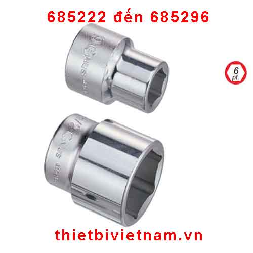 KHẨU 3/4 INCH HỆ INCH HÃNG GENIUS MODEL 685222 đến 685296