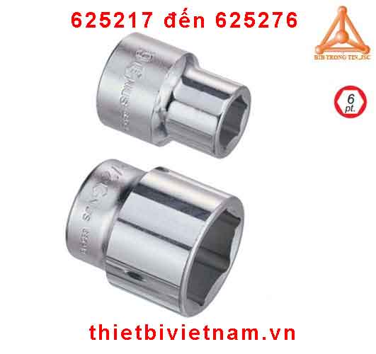 KHẨU 3/4 INCH HỆ MÉT HÃNG GENIUS MODEL 625217 đến 625276