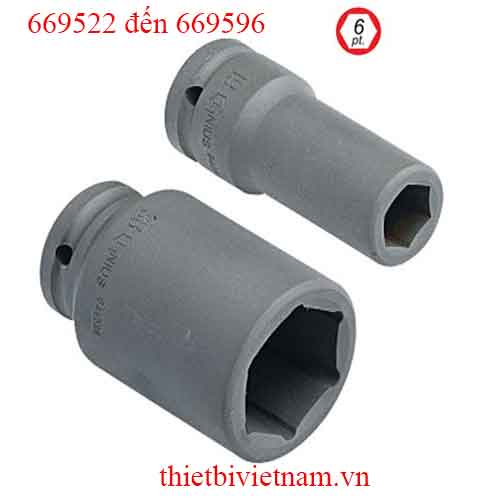 KHẨU 3/4 INCH LOẠI DÀI DÙNG CHO SÚNG HỆ INCH GENIUS MODEL 669522 đến 669596