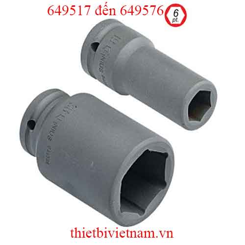 KHẨU 3/4 INCH LOẠI DÀI DÙNG CHO SÚNG HỆ MÉT GENIUS MODEL 649517 đến 649576