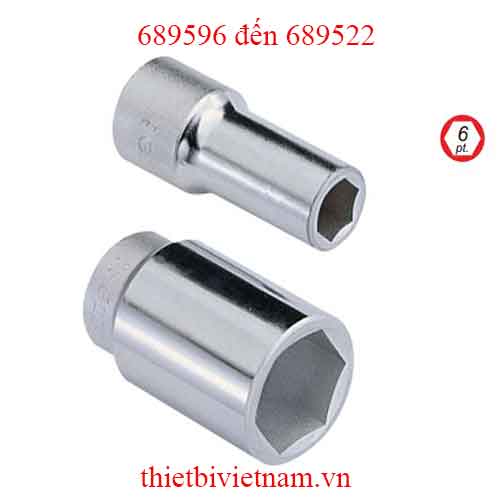 KHẨU 3/4 INCH LOẠI DÀI HỆ INCH HÃNG GENIUS MODEL 689596 đến 689522