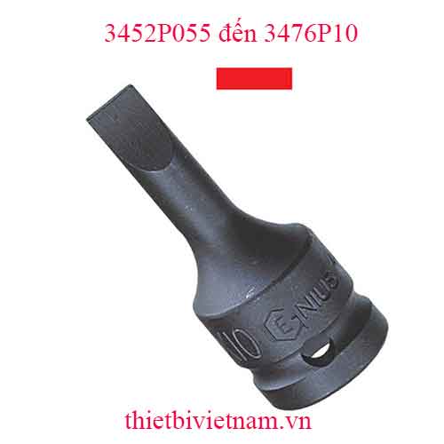 KHẨU 3/8 ĐẦU VÍT 2 CẠNH HÃNG GENIUS MODEL 3452P055 đến 3476P10