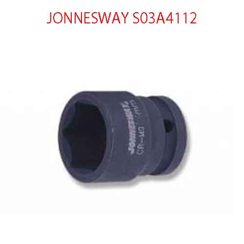 Khẩu đen ngắn 1/2-12 JONNESWAY S03A4112