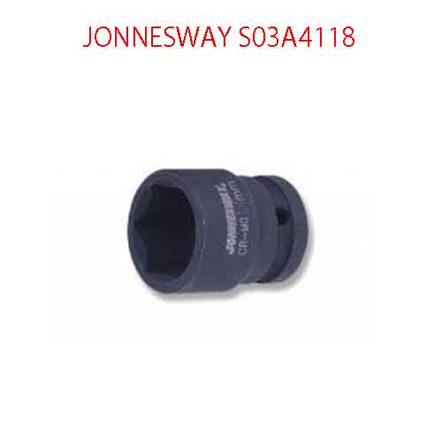 Khẩu đen ngắn 1/2-18 JONNESWAY S03A4118