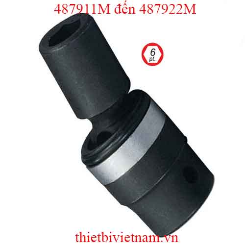 KHẨU KHỚP XOAY 1/2 INCH DÙNG CHO SÚNG HỆ MÉT GENIUS MODEL 487911M đến 487922M