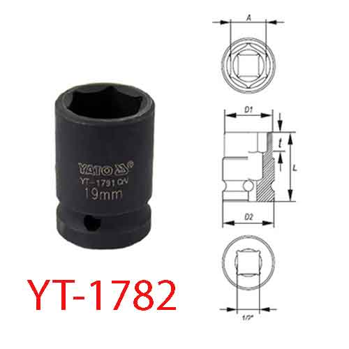 Khẩu L=38mm Phi=10mm 1/2