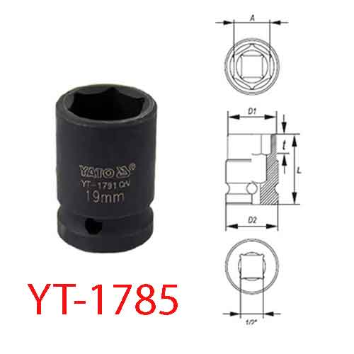 Khẩu L=38mm Phi=13mm 1/2