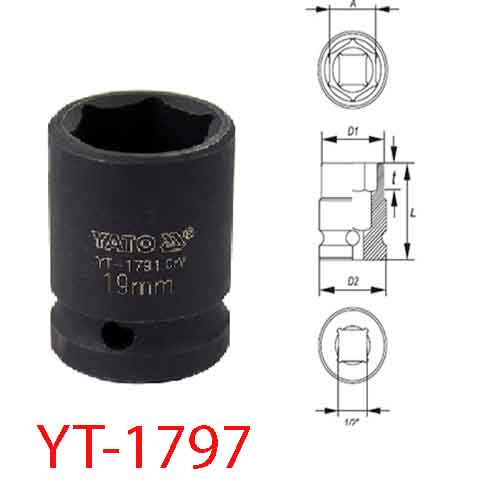 Khẩu L=41mm Phi=27mm 1/2