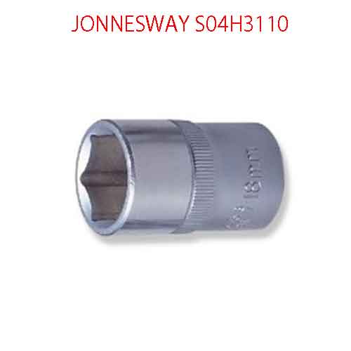 Khẩu ngắn 6 cạnh vặn tay 3/8 inch-10mm JONNESWAY S04H3110