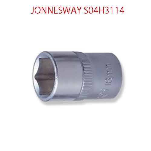 Khẩu ngắn 6 cạnh vặn tay 3/8 inch-14mm JONNESWAY S04H3114