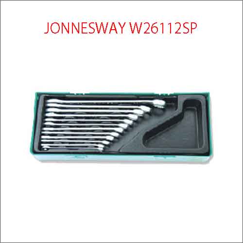 Khay 12 cờ lê liền tròng hệ mét dải 8-22 JONNESWAY W26112SP
