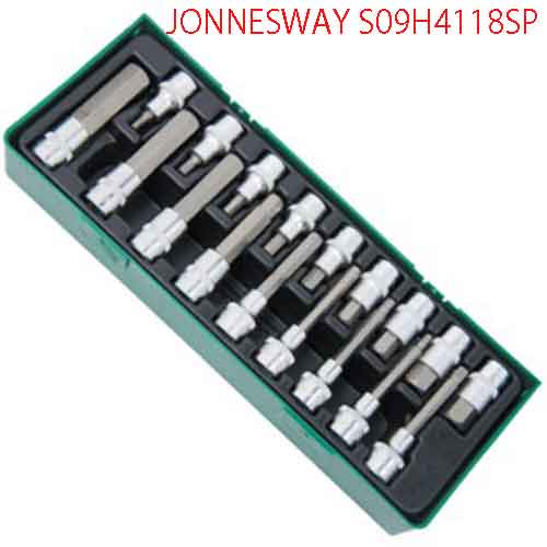 Khay 18  khẩu 1/2 inch đầu lục giác chìm JONNESWAY S09H4118SP