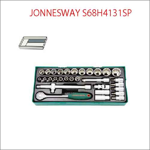 Khay 31 khẩu và tay vặn 1/2 inch JONNESWAY S68H4131SP